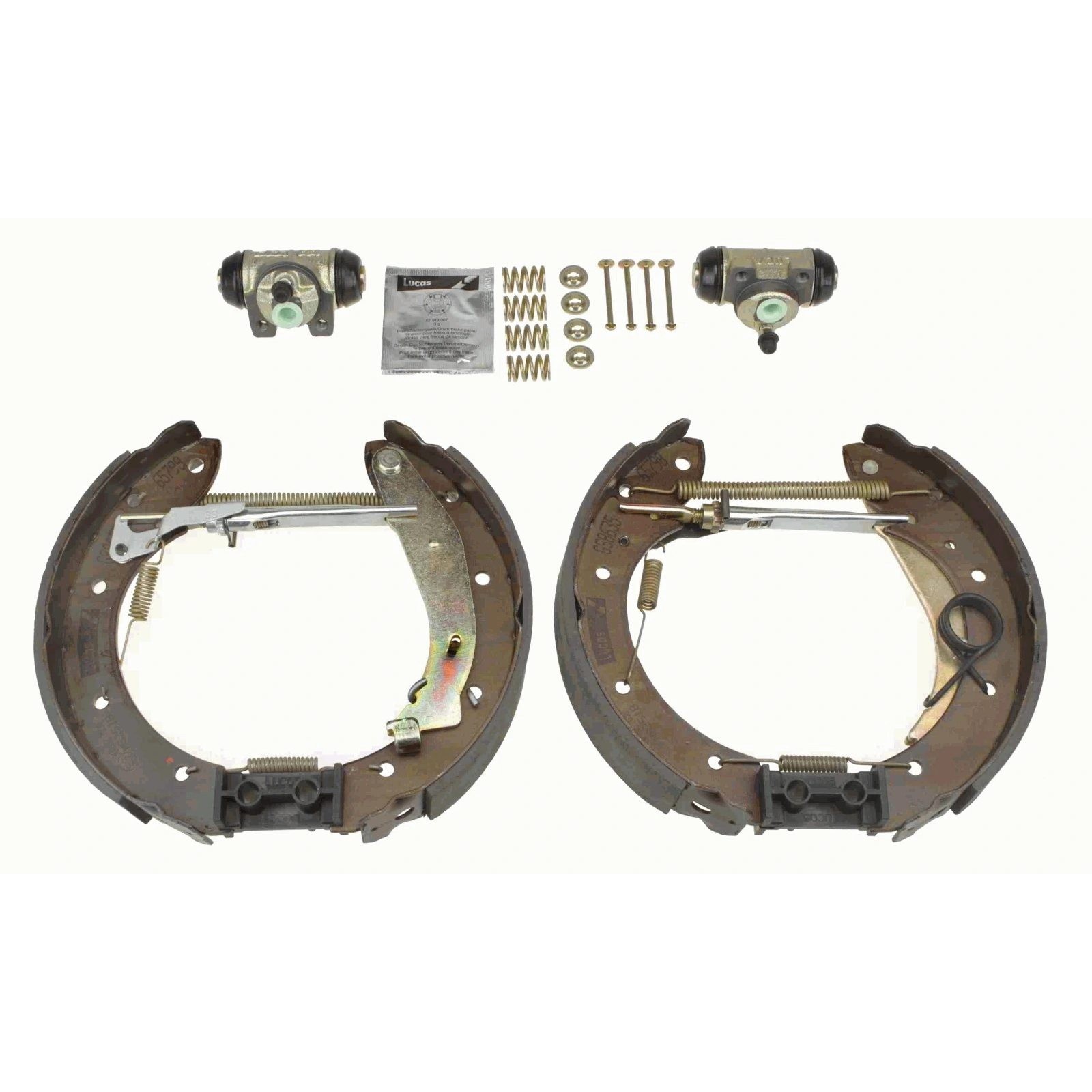 ORIGINAL® Trw GSK1150 Bremsbackensatz, Bremstrommel Satz Hinten