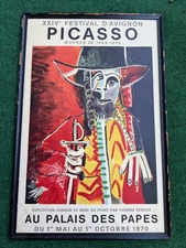 Pablo PICASSO Palais Des Papes, 1970 RARE Lithograph, Cubism Multicolor