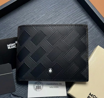 Montblanc Extreme 3.0 Black Wallet 6CC Bifold Leather Luxury Mens Gift NIB