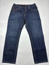 Ariat M3 Loose Straight Jeans Mens 33x32 Dark Wash