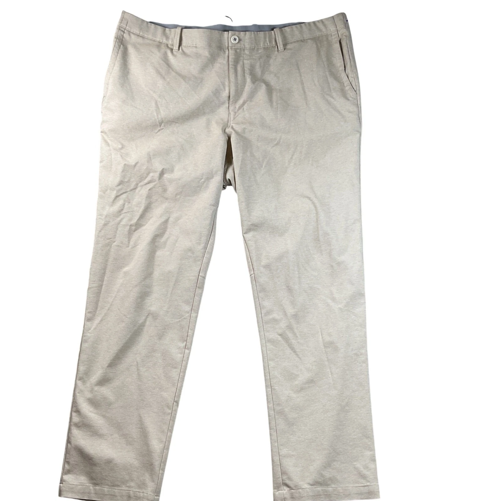 Tommy Bahama Boracay Chino Mens 44x32 Khaki On Par Flat front pant Performance