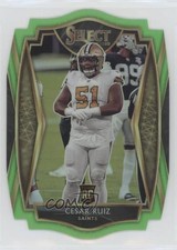 2020 Panini Select Premier Level Neon Green Prizm Die-Cut Cesar Ruiz #191 0lt3