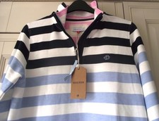 Brakeburn - Ladies Stour Sweatshirt - Multi Striped - Size 12 - P2P 22" New Tags