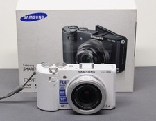 Samsung EX2F White 12MP Digital Camera w/ f/1.4-2.7 Schneider Lens NO CHARGER