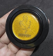 Rare Jdm Ferrari Gold Horn Button Rare Jdm Ferrari Gold Horn Button