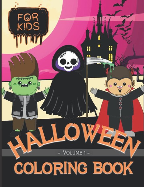 Halloween Malbuch FüR Kinder 2-8 Jahre, Einfache Spukbilder, AktivitäTen-image