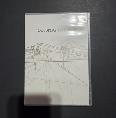 2 Disc Set Coldplay Live 2003 DVD Music & Concerts Tall/DVD Case Parlophone 2003