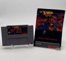 X-Men Mutant Apocalypse SNES Super Nintendo (Authentic/Tested-Works) + Manual