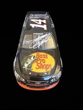 Tony Stewart 2013 #14 Bass Pro Shops Chevy SS 1:24 NASCAR Diecast SIGNED Action