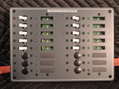 Blue Sea Systems 8461 AC 16 Position Power Distribution Panel