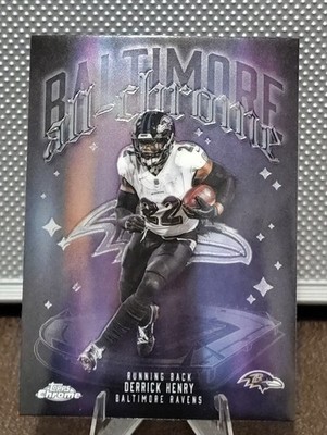 2025 Topps Chrome Derrick Henry All-chrome Baltimore Ravens #ACT-4