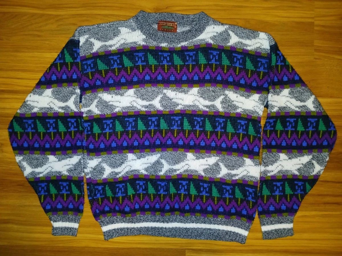 New Wave 1990s Vintage Sweaters for Men for sale | eBay
