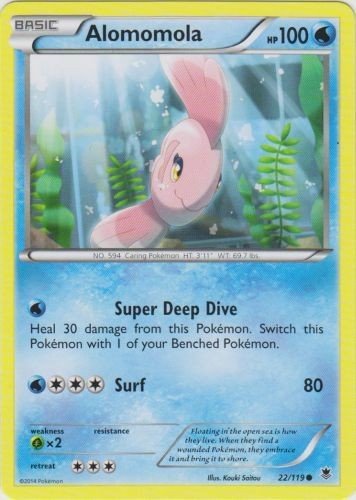 Alomomola - 22/119 - Common - Lightly Played - Phantom Forces