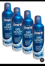 4 Oral-B Dry Mouth Oral Rinse 16 Fl Oz