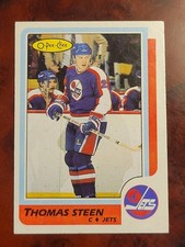 1986-87 O-Pee-Chee OPC Thomas Steen #257 Winnipeg Jets LEGEND 