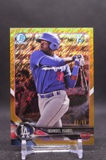 Ibandel Isabel #BCP47 2018 Bowman Chrome Prospects Gold Shimmer Refractor SN/50