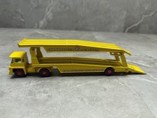 Matchbox - Guy Warrior - Car Transporter - Yellow - Lesney - K-8 - Farnborough