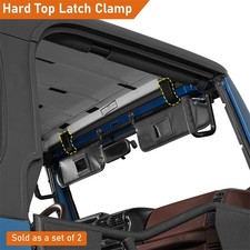 Pair Front Hard Top Latch Clamp Steel Replacement For 1997-2006 Jeep Wrangler Tj Pair Front Hard Top Latch Clamp Steel Replacement For 1997-2006 Jeep Wrangler Tj