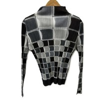 PLEATS PLEASE - Light gray Black Multi Women's Cutsew