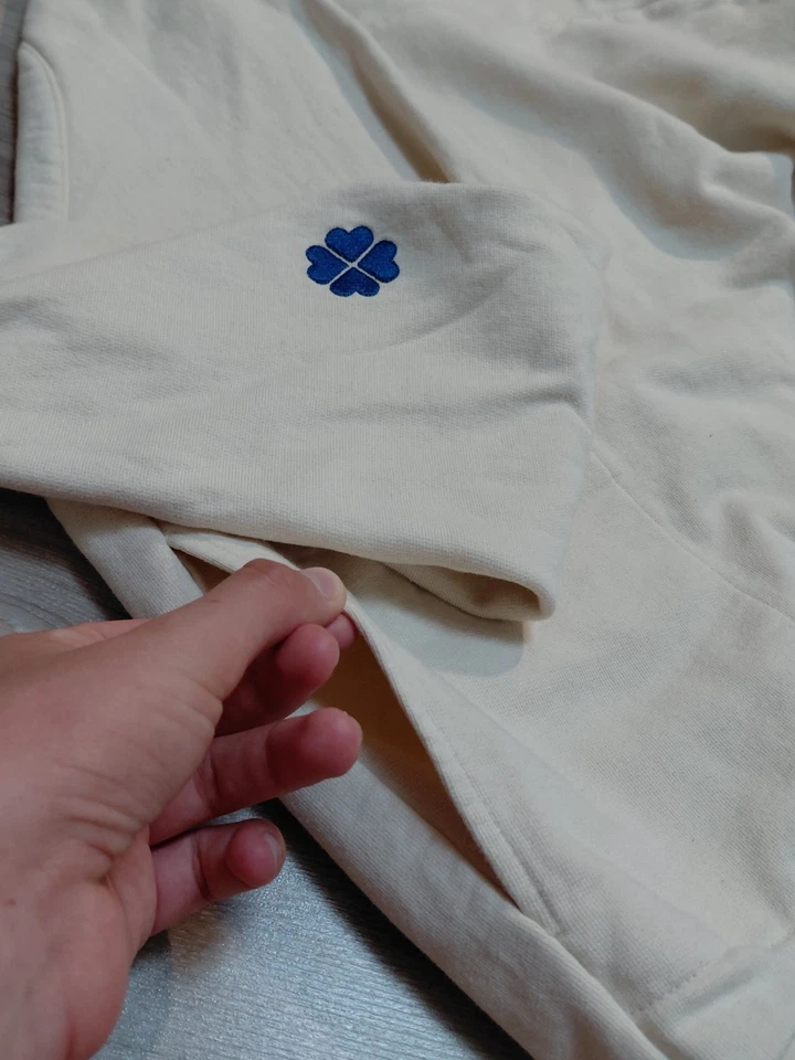 Arte pull à capuche beige S homme manches longues logo brodé poches - Photo 3/4