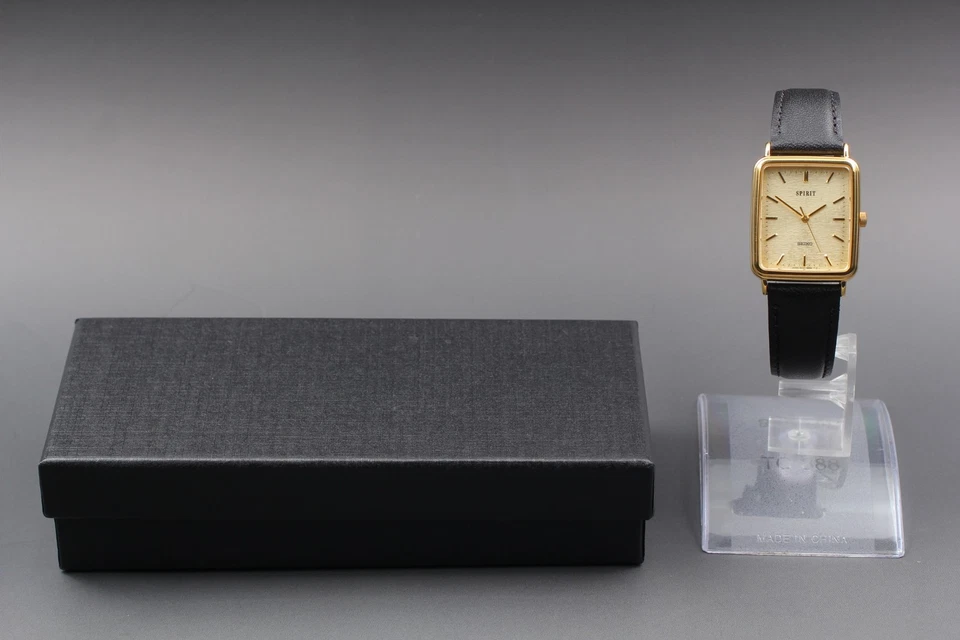 Vintage 1994 N MINT Seiko Spirit 5E21-5B50 SGP Gold Tank Quartz Mens Watch JAPAN - Image 2 of 4