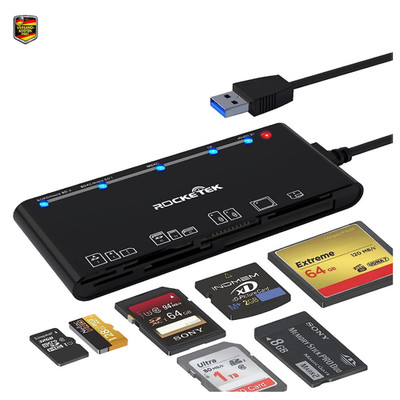 USB 3 0 Kartenleser Rocketek 7 In 1 CF SD TF XD MS Micro SD