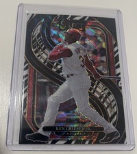 2025 Panini Select Ken Griffey Jr Zebra SSP #142 Premier Level Reds MLB HOF