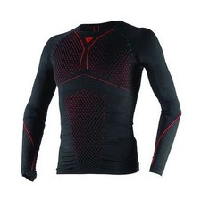 Dainese D-Core Thermo Schwarz/Rot Langarm Spo...