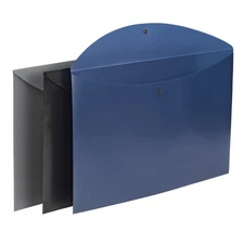 Project Envelope, Snap Closure, Top Load, Tabloid Size, Assorted Colors, 6 pe...