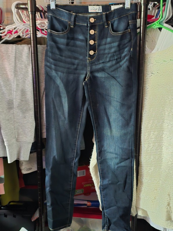 Girls Jordache Super Skinny Adjustable Waist Button Fly NWT Size 16