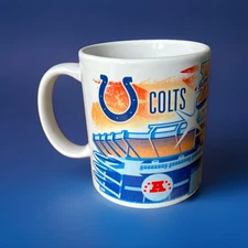 Chicago Bears Indianapolis Colts Super Bowl XLI Coffee Cup/Mug RARE!! M WARE. 07