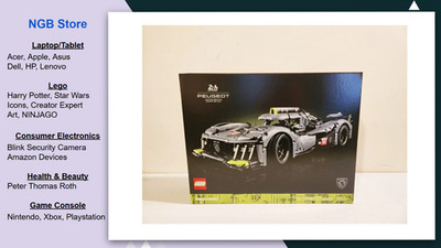 LEGO Technic Peugeot 9X8 24H Le Mans Hybrid Hypercar 42156, Sealed, US, New