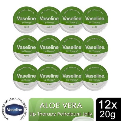 Vaseline Lip Therapy Vaseline, Aloe Vera, 12er Pack, 20gm