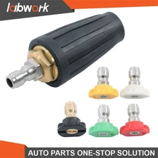 Labwork 1/4 inch 3600 PSI High Pressure Turbine Nozzle Set 360° Rotating Turbo