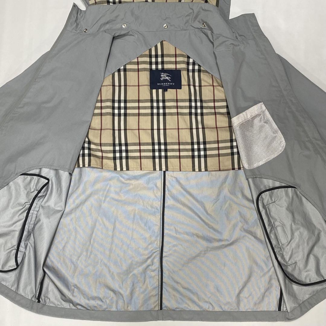 Burberry London Windbreaker Mountain Parka Jacket Gray Nylon Size L For Men thumbnail 5