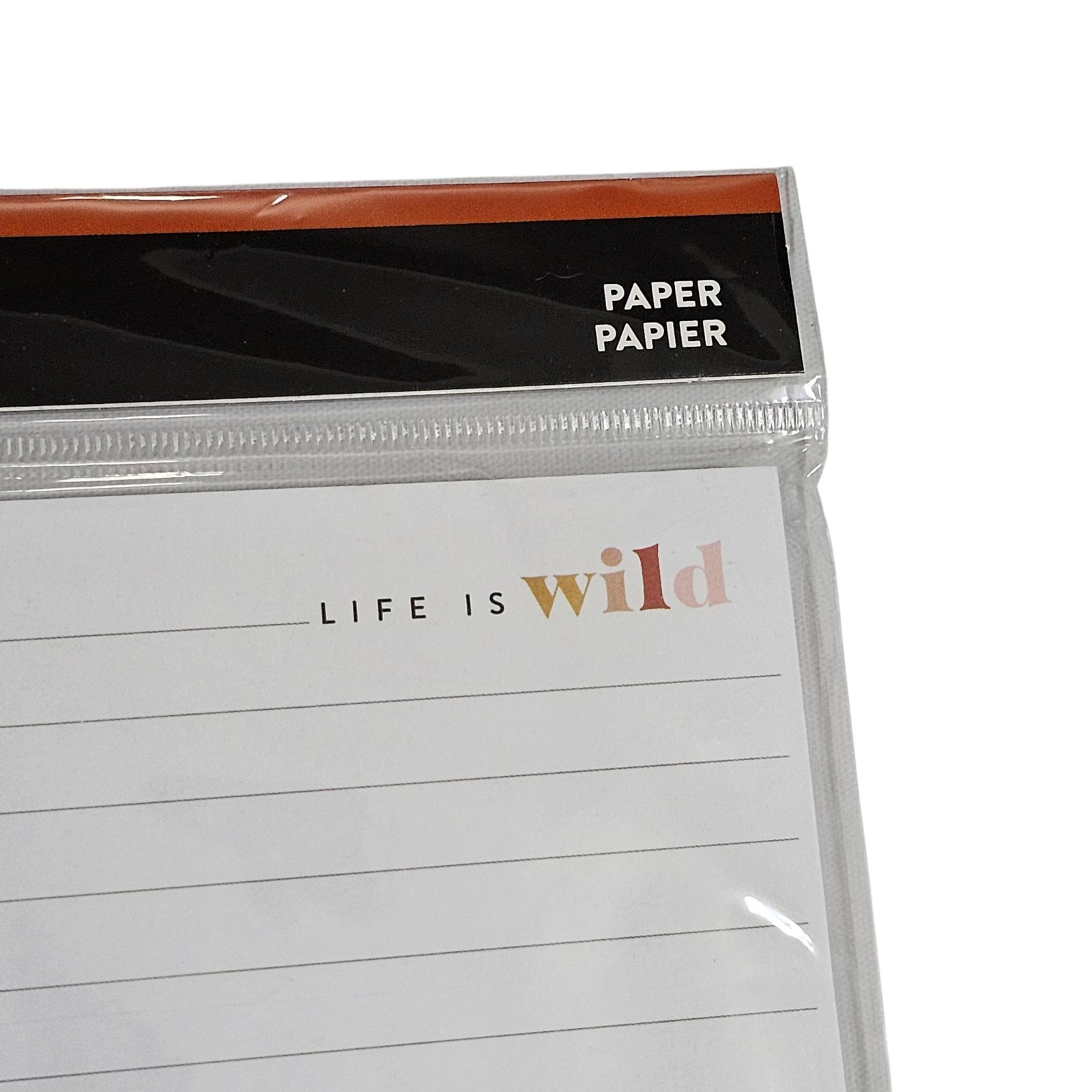 Happy Planner Classic Leopard Filler Paper 40 Sheet Pack Lined Life Is Wild NEW