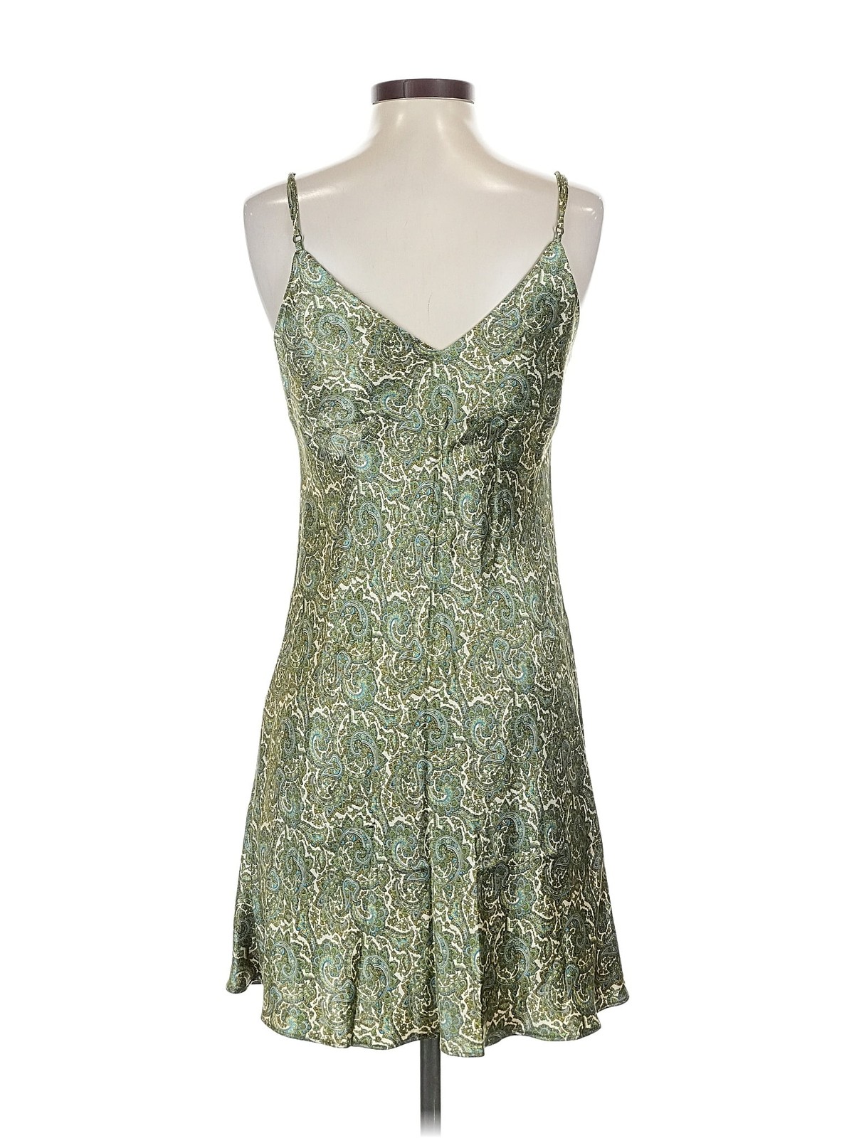 Zara Women Green Sleeveless Top S thumbnail 2