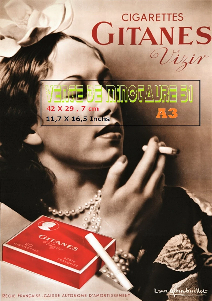 Gitane dans paquets de cigarettes vides de collection