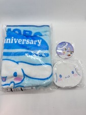 Sanrio Cinnamonroll Blanket Pocket Mirror Small Pouch 3 Piece Set New