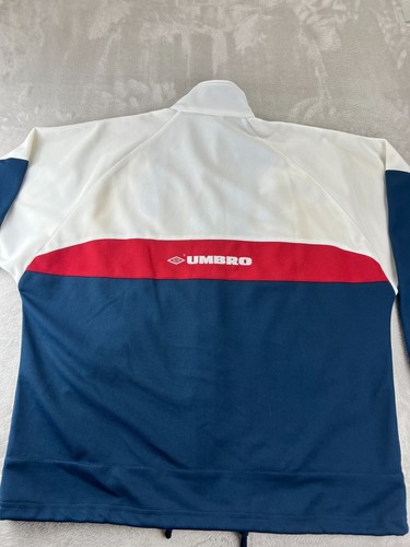 Vintage 90's Umbro England Football Jacket Track Top Mens Size Large Soccer - Picture 6 of 11