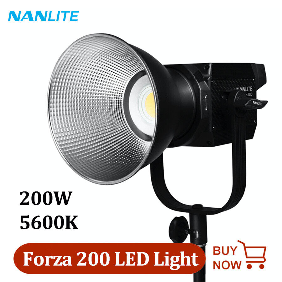 Nanlite Forza 200 200W Daylight LED Video Light 5600K COB Nanlite Forza 200 200W Daylight LED Video Light 5600K COB