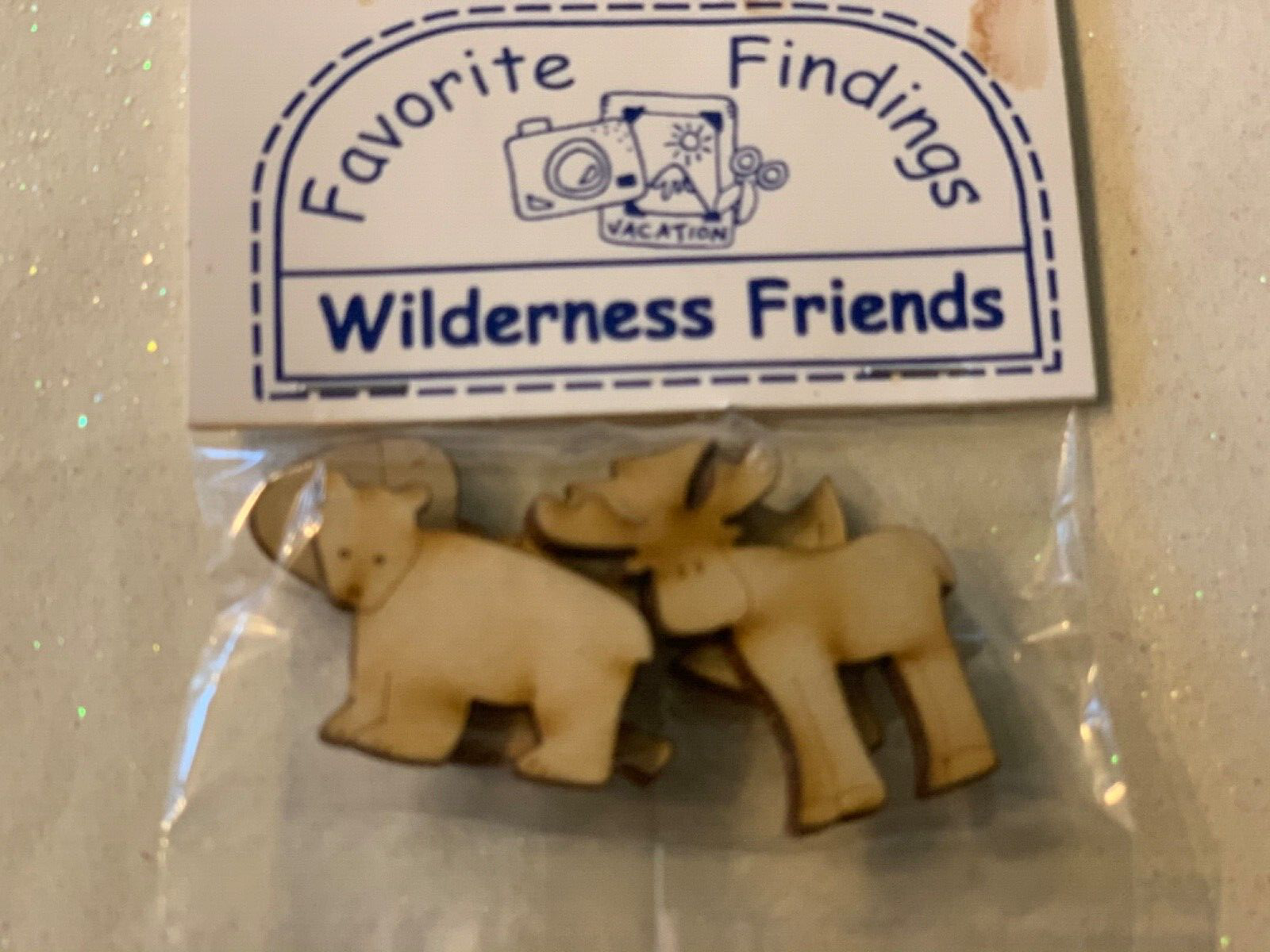 DRESS IT UP 3D FAVORITE FINDINGS WILDERNESS FRIENDS MOOSE BEAR FOREST