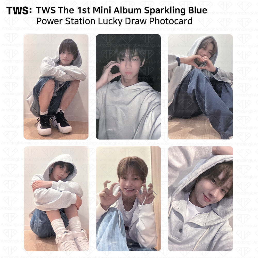 TWS The 1st Mini Album Sparkling Blue Power Station Luckydraw