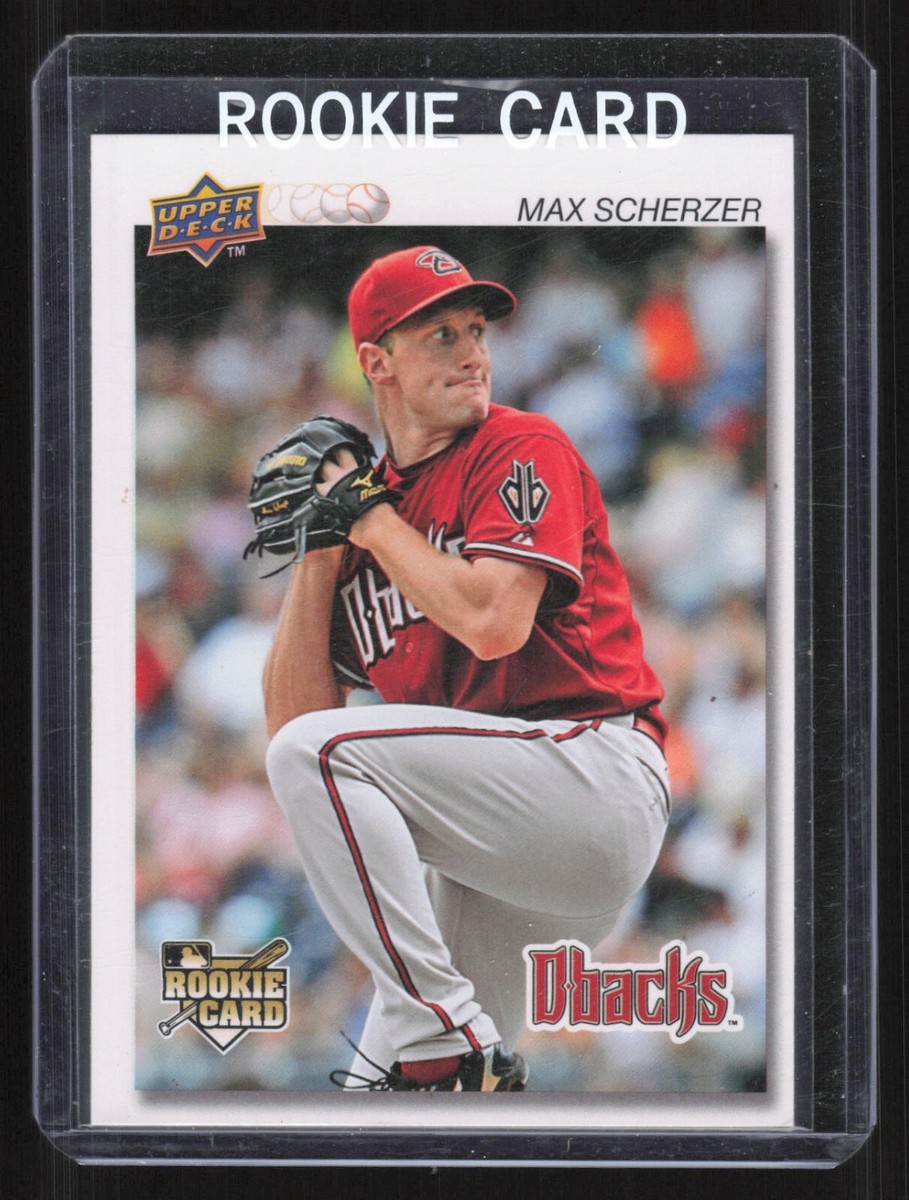 2008 Upper Deck UD Timeline Max Scherzer #123 Rookie RC Arizona