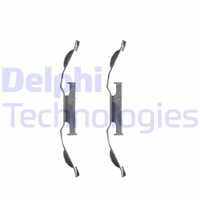 Delphi LX0330 ZubehöRsatz, Scheibenbremsbelag FüR BMW Ford Jaguar Land Rover