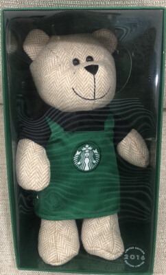2016 starbuck green apron bear limited edition | eBay