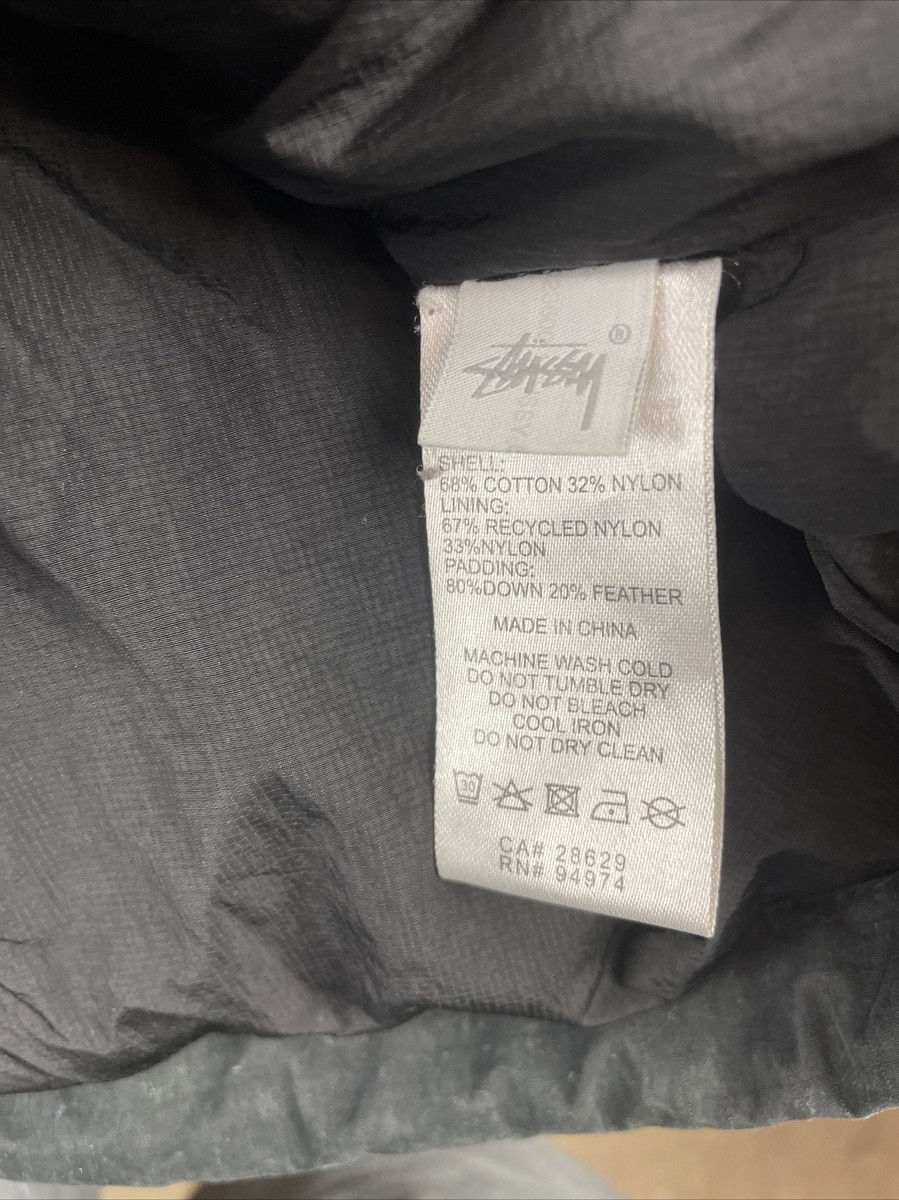 Stussy Ripstop Down Puffer Jacket Black size XL | eBay Stussy Ripstop Down Puffer Jacket Black size XL | eBay