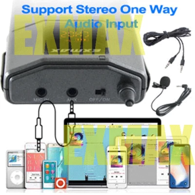 EXMAX EXMAX EX-938 Wireless TourGuide System for Exhibition 1T10R+Silver Storage - Picture 16 of 17