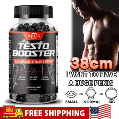 Men's Multi-Action Testosterone Booster - Muscle Energy Booster 120 capsules