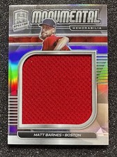 Matt Barnes 2021 Panini Spectra Monumental Memorabilia Hyper Prizm SP #MM-MB